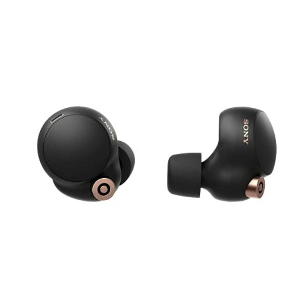 Sony Wf-1000Xm4 Industry Leading Noise Cancelling Truly Wireless Earbuds Headphones, Wireless Charging, Google Voice Assistant, Alexa, Siri, Splash Proof, Smart Listening And Mic For Phone Call, Black