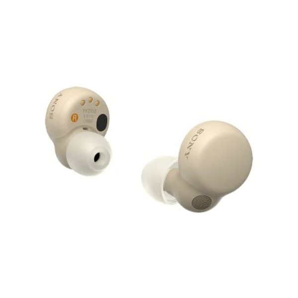 Sony LinkBuds S WF LS900N Truly Wireless Headphones With 6hr Battery Life, Quick Charging, built in Alexa and google assistant, Beige, WFLS900N/CCE, One Size