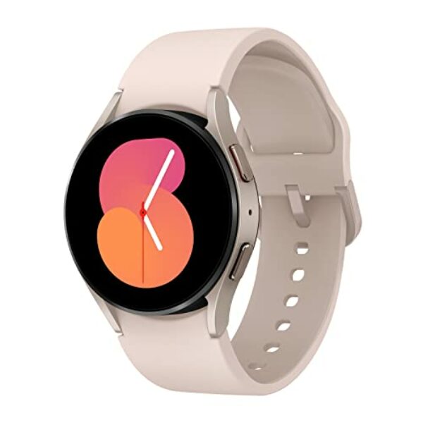 SAMSUNG Galaxy Watch5 Smart Watch, Health Monitoring, Fitness Tracker, Long Lasting Battery, Bluetooth, 40mm, Pink Gold, 40