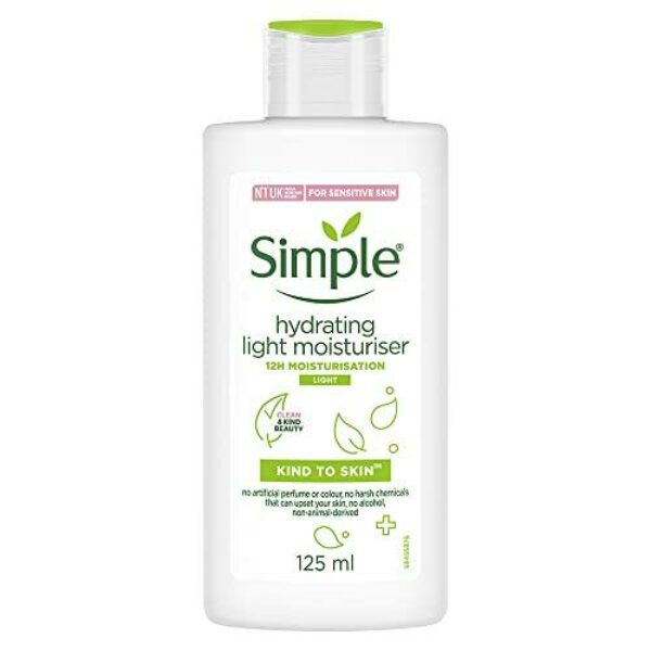 Simple Hydrating Light Daily Face Moisturizer, 125Ml