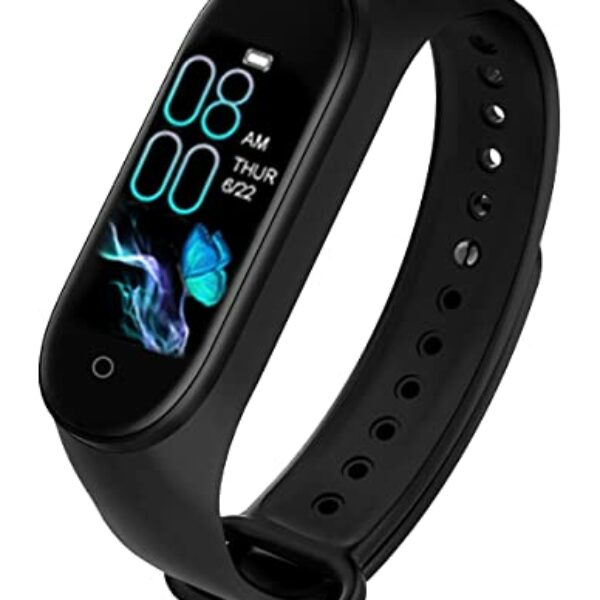 M8 Smart wrist band fitness tracker smart watch Sports Band Blood Pressure &Heartrate Monitor Waterproof Black strap wristband Sleep Monitor Black Bracelet men women 1.1inchTFT colour screen