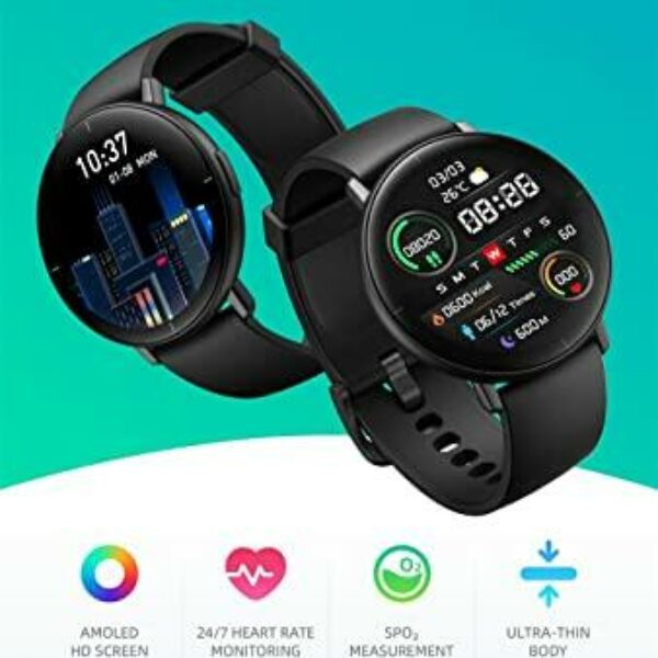 Smárt Wátches official - Mibro Lite Smártwátch 1.3 Inch Amoled Screen Support Multi-language Ultra-thin Body Smárt Wátch Men's Watches #3 (black Czech Republic)