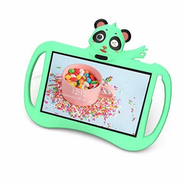 Lenosed E100, 10.1 Inch Kids Tablet, Quad Core, Dual Sim, Dual Camera, Android 8.1, 64GB, 4GB DDR3, 4G LTE, Wi-Fi (green)