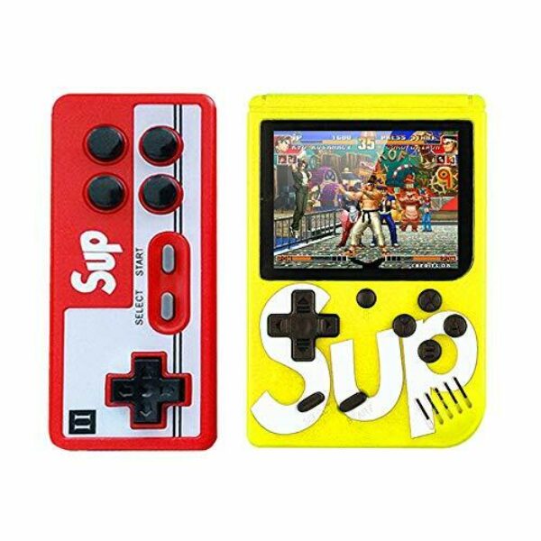 Sup 400 in 1 Double Retro Gaming Console Classic USB Charging Game Box (Yellow)