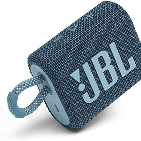 JBL Go 3 Portable Waterproof Wireless IP67 Dustproof Outdoor Bluetooth Speaker (Blue)