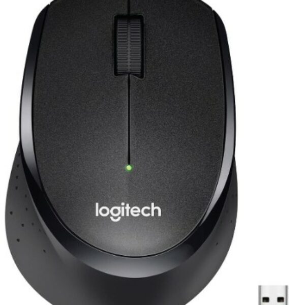 Logitech M330 Silent Plus Wireless Mouse, 2.4Ghz With Usb Nano Receiver, 1000 Dpi Optical Tracking, 2-Year Battery Life, Compatible With Pc, Mac, Laptop, Chromebook "Black