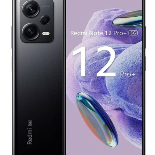 Xiaomi Redmi Note 12 Pro Plus 5G (Midnight Black 8GB RAM, 256 Storage) - Revolutionary 200MP camera with OIS |Vivid 120Hz AMOLED display | Versatile MediaTek Dimensity 1080 | Smart 120W HyperCharge