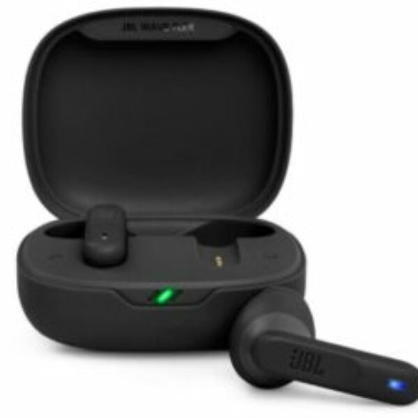 BL Wave Flex True Wireless Earbuds, Deep Base Sound, Comfortable Fit, 32H Battery, Smart Ambient + Talkthru, Hands-Free Call, VoiceAware, Water and Dust Resistant - Black, JBLWFLEXBLK, Standard