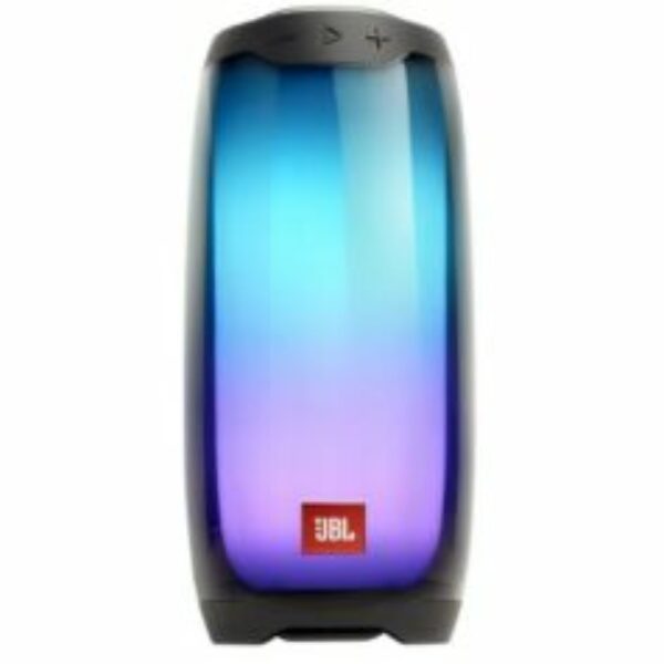 JBL Pulse 4 Portable Bluetooth Speaker, High-Resolution 360-Degree LED Lightshow, Powerful JBL Signature Sound, 12H Battery, IPX7 Waterproof, JBL Connect APP, Easy Sync - Black, JBLPULSE4BLK