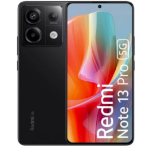 Xiaomi Redmi Note 13 Pro 5G Smartphone 6.67 inch MIUI 14 Snapdragon 7s Gen 2 Octa Core 4nm up to 2.4GHz (12GB RAM+256GB ROM, Midnight Black)