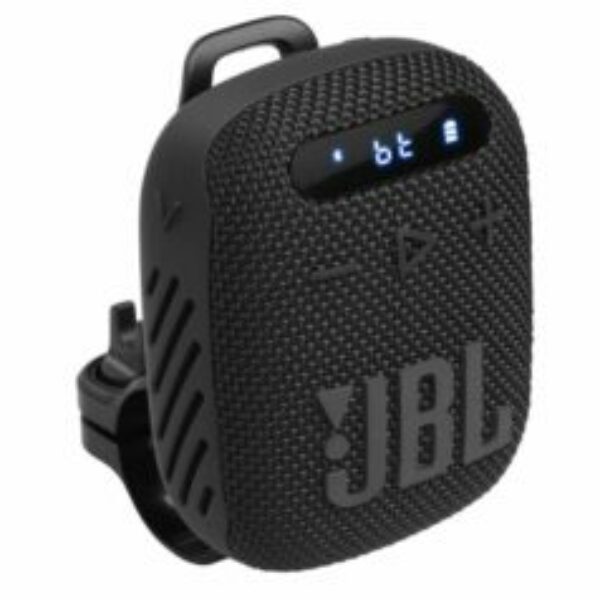 JBL Wind 3 FM Bluetooth Handlebar Speaker, Black