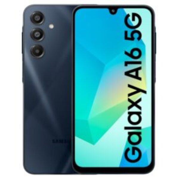 Samsung Galaxy A16 5G (Blue Black, 6GB RAM, 128GB Storage) | Super AMOLED | 50MP Triple Camera with Ultra Wide Lens | 6 OS & 6 Years Security Updates | IP54 | Tap & Pay | 5000mAh