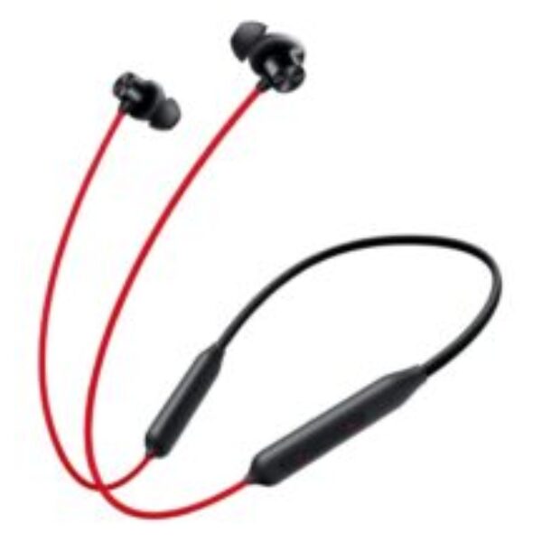 OnePlus Bullets Wireless Z2 Bluetooth 5.0 in Ear Earphones, Bombastic Bass – 12.4 mm Drivers, 30 Hrs Battery Life (Acoustic Red)