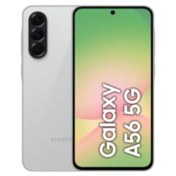 Samsung Galaxy A56 5G, Android Smartphone, 256GB Storage, 8GB RAM, Awesome Lightgray, 6x OS Upgrades, Large Display, Long Battery Life (UAE Version)