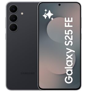 Samsung Galaxy S25 FE AI Phone, Jetblack, 8GB RAM, 256GB Storage, 50MP Camera, 6.7’’ Display, Slim & Lighter Design (UAE Version)