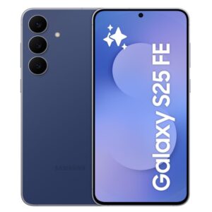 Samsung Galaxy S25 FE AI Phone, Navy, 8GB RAM, 256GB Storage, 50MP Camera, 6.7’’ Display, Slim & Lighter Design (UAE Version)